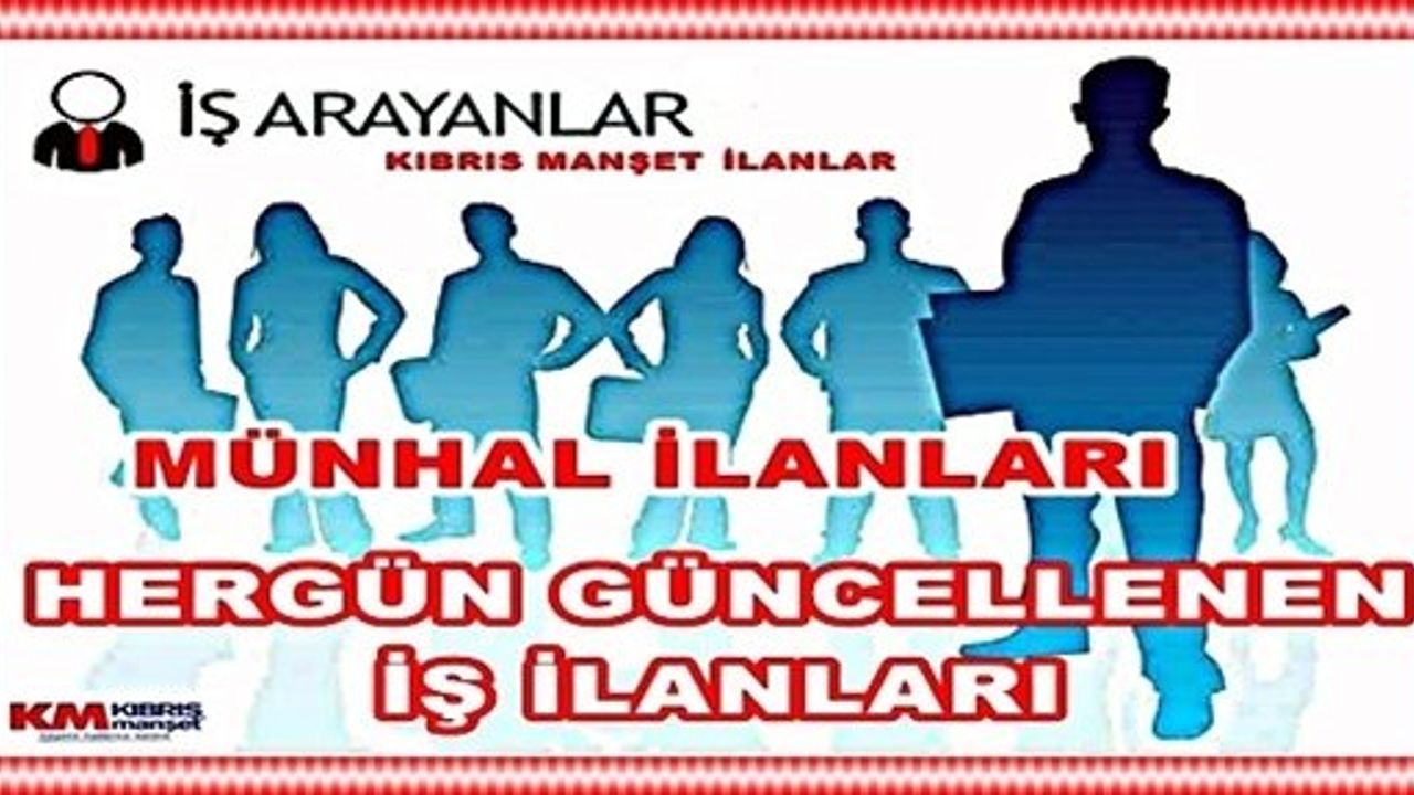 19 Ekim 2015 Pazartesi Personel Arayanlar Münhal İlanları