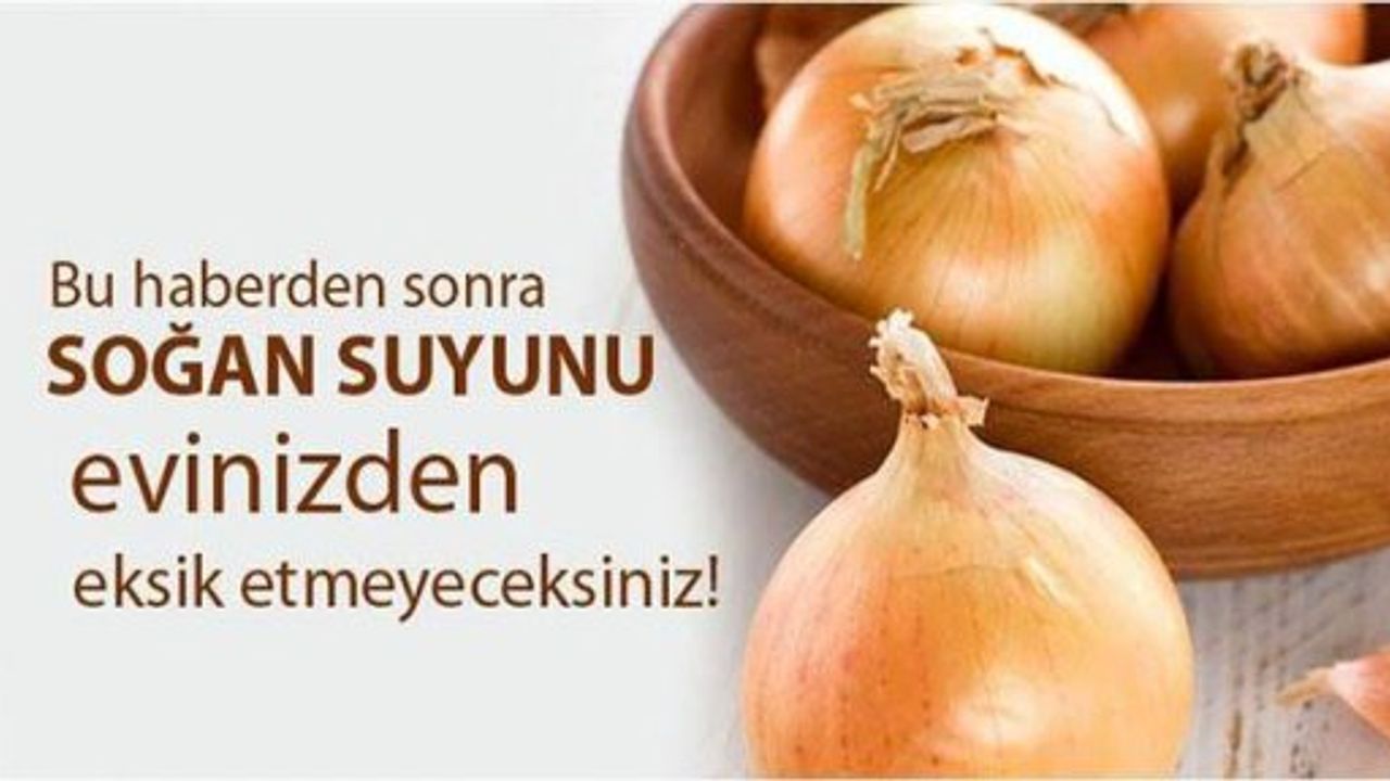 Soğan Suyu Kürü Kadınlar İçin Tam Bir Şifa.!