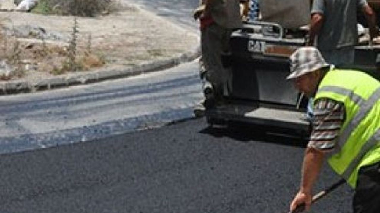 KARAKUM’DA HAFTA SONU ASFALT ÇALIŞMASI VAR