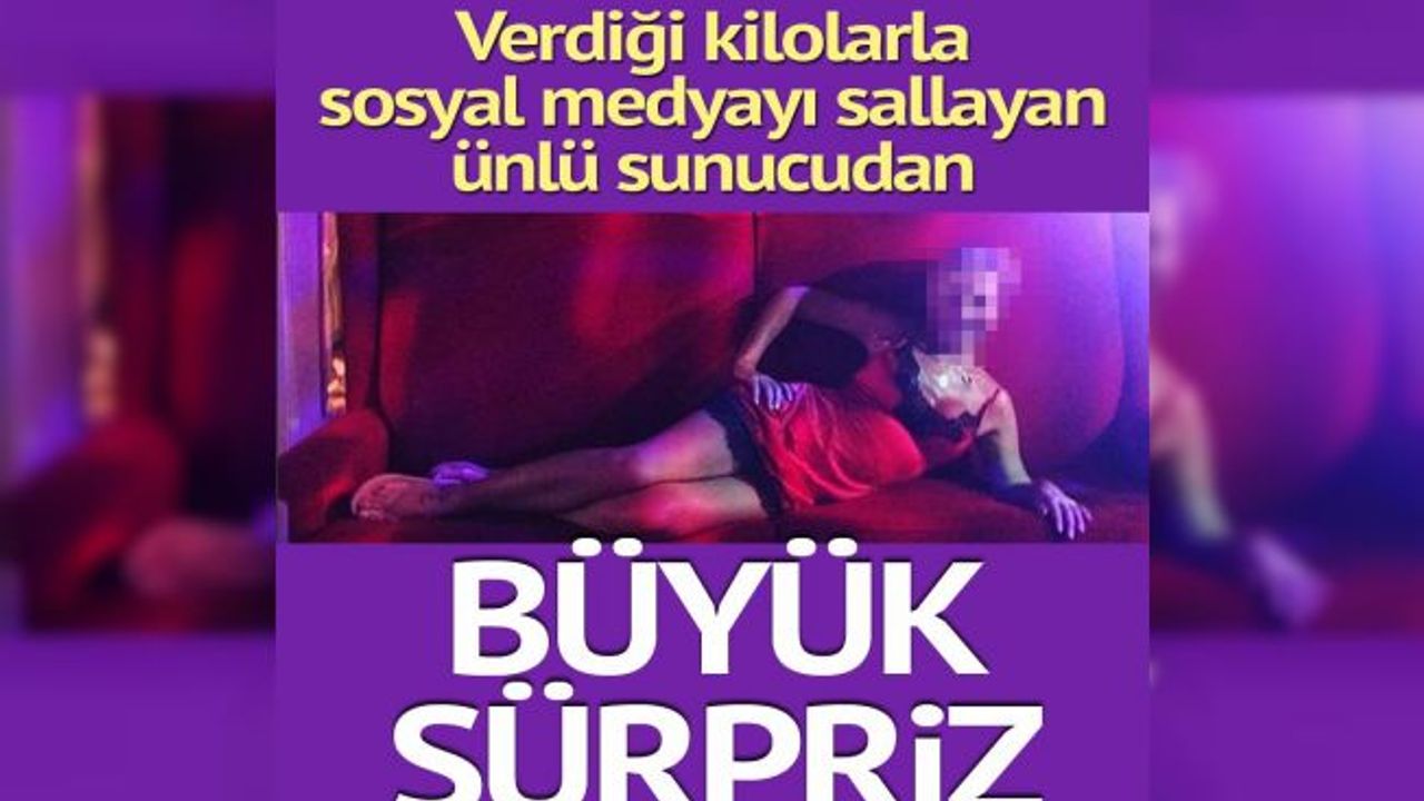 Verdiği kilolarla sosyal medyayı sallayan ünlü sunucudan büyük sürpriz!