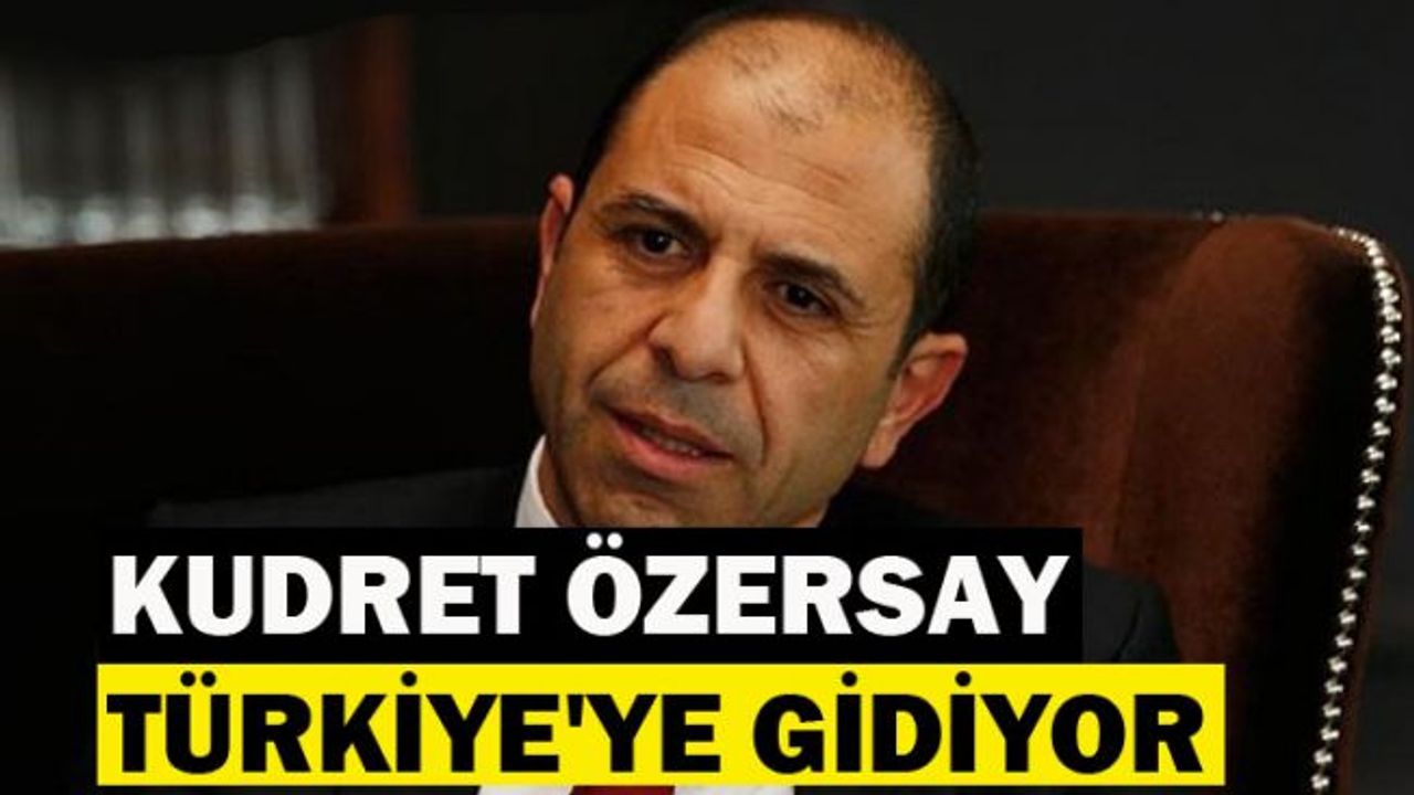 Kudret Özersay Türkiye'ye gidiyor