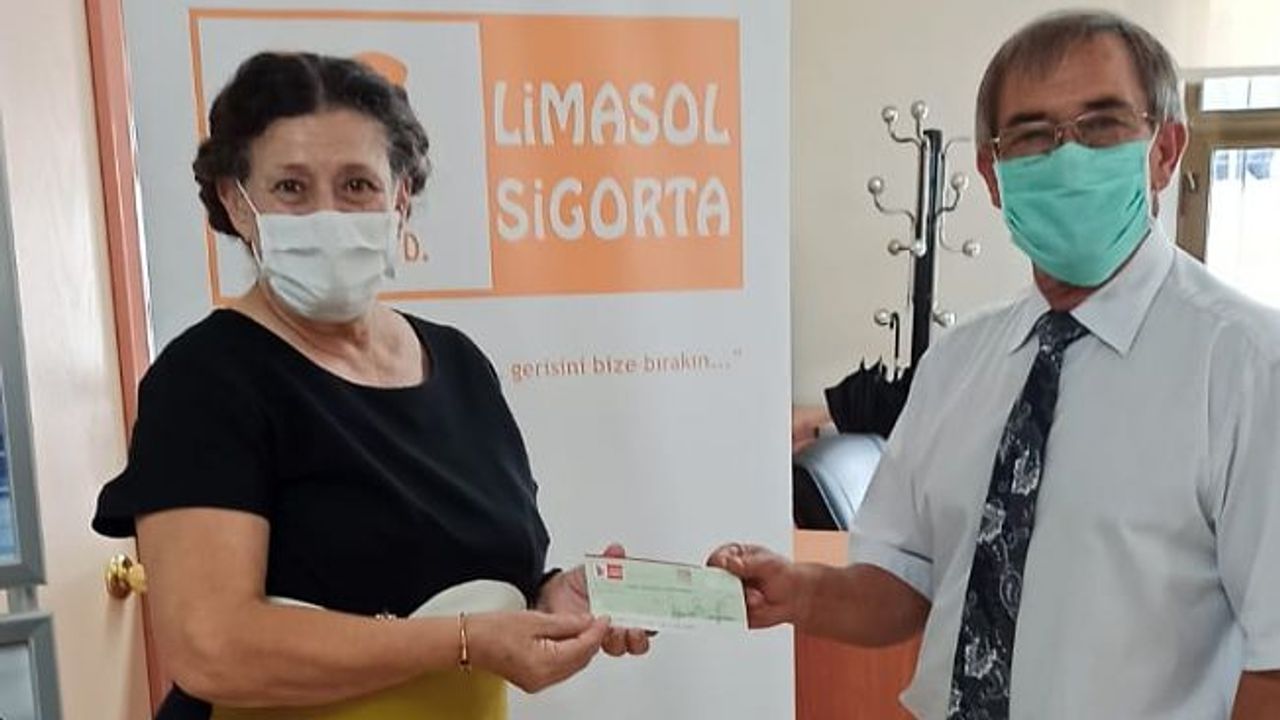 Limasol Sigorta KHDY’ye 10 Bin TL bağışladı