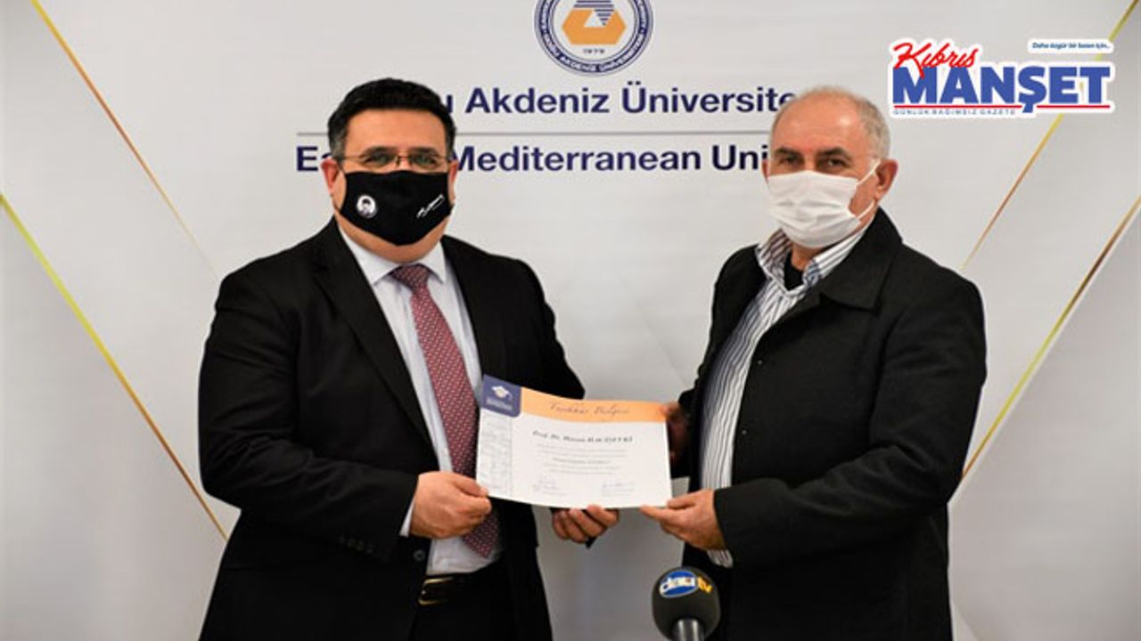 DAÜ-SEM, AB projesi kapsamında eğitim veren akademisyenleri ödüllendirdi
