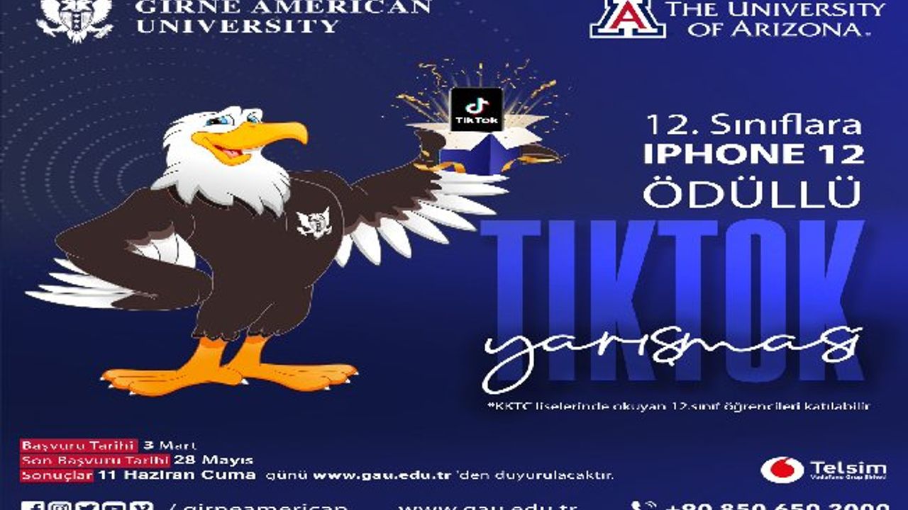 “GAÜ Yaratıcı TikTok” yarışması için son başvuru 28 Mayıs Cuma