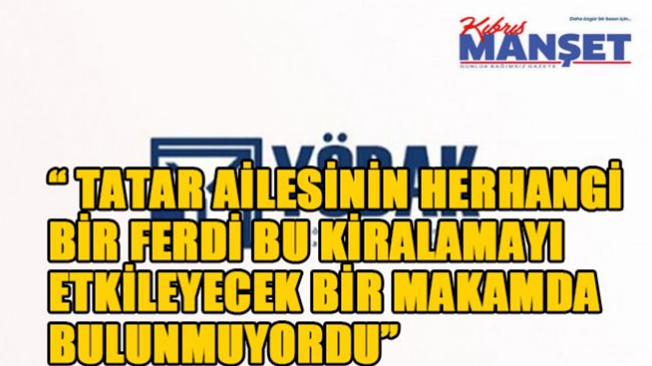 YÖDAK “Bina kirası” konusunda açıklama yaptı