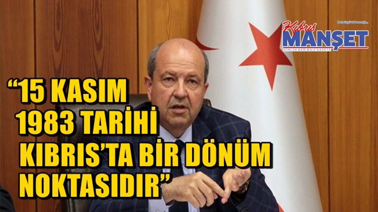 Tatar Dr. Fazıl Küçük Bulvarı’nda düzenlenen törende konuştu