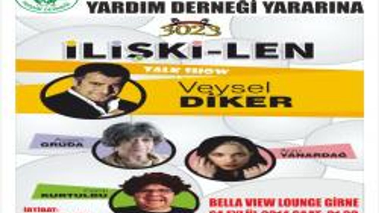 3023 Tiyatro Ekibi  KHYD Yararına KKTC’de Talk-Show Yapacak