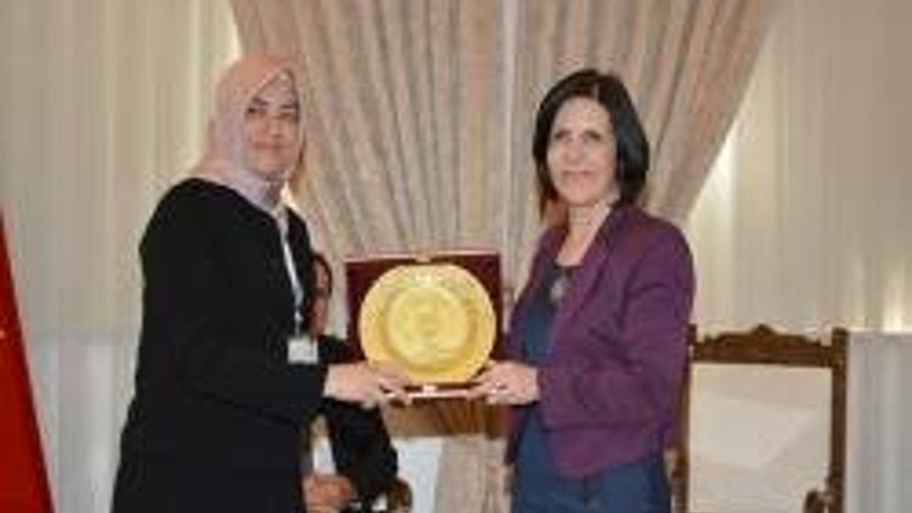 MARİFED HEYETİ MECLİS BAŞKANI SİBEL SİBER’İ ZİYARET ETTİ