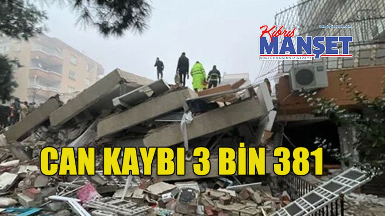 Türkiye 7,7'lik depremle yıkıldı! Can kaybı 3 bin 381