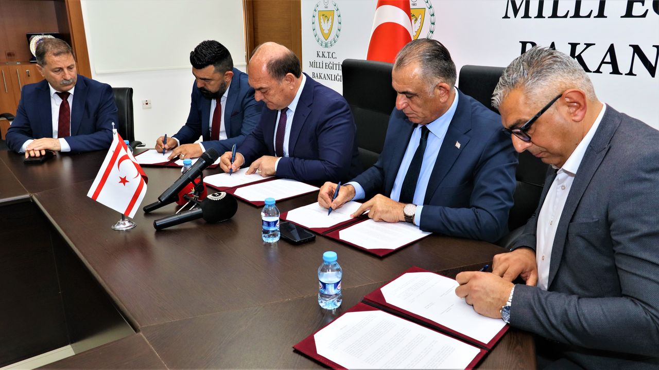 Milli Eğitim Bakanlığı ile 3 belediye arasında Yeniceköy Polis Okulu’nun tadilatı için protokol imzalandı