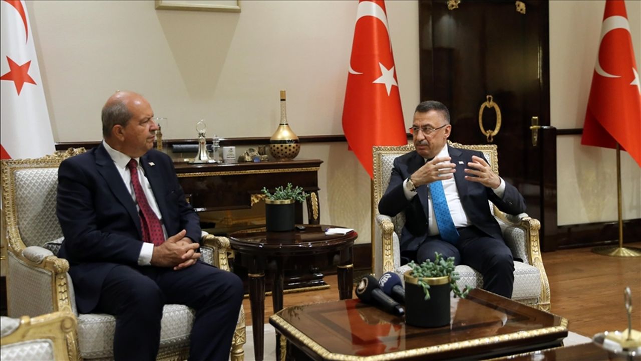 Türkiye Cumhurbaşkanı Yardımcısı Oktay, Cumhurbaşkanı Tatar’a Geçmiş Olsun Dileklerini İletti