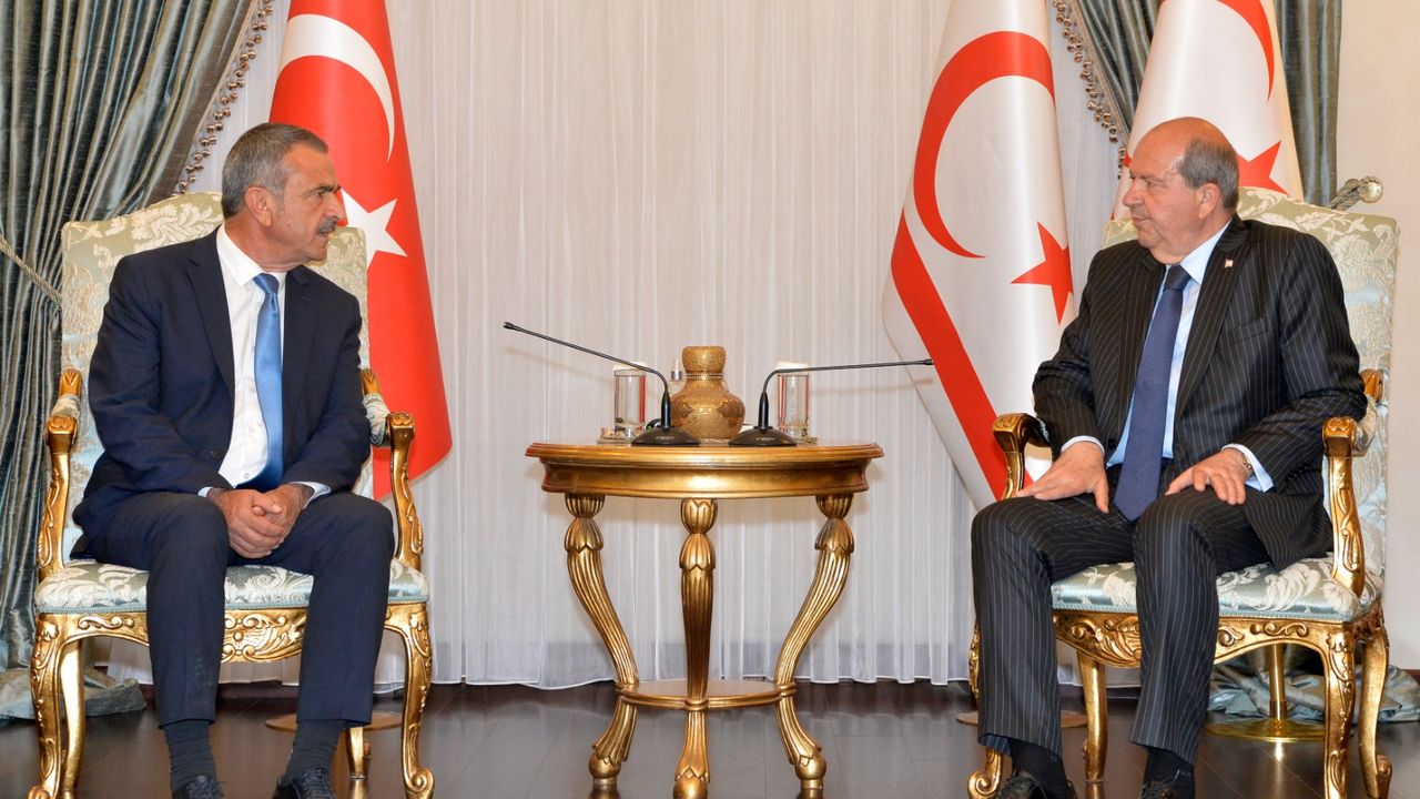 Cumhurbaşkanı Tatar, Gazimağusa Belediye Başkanı Uluçay’ı Kabul Etti