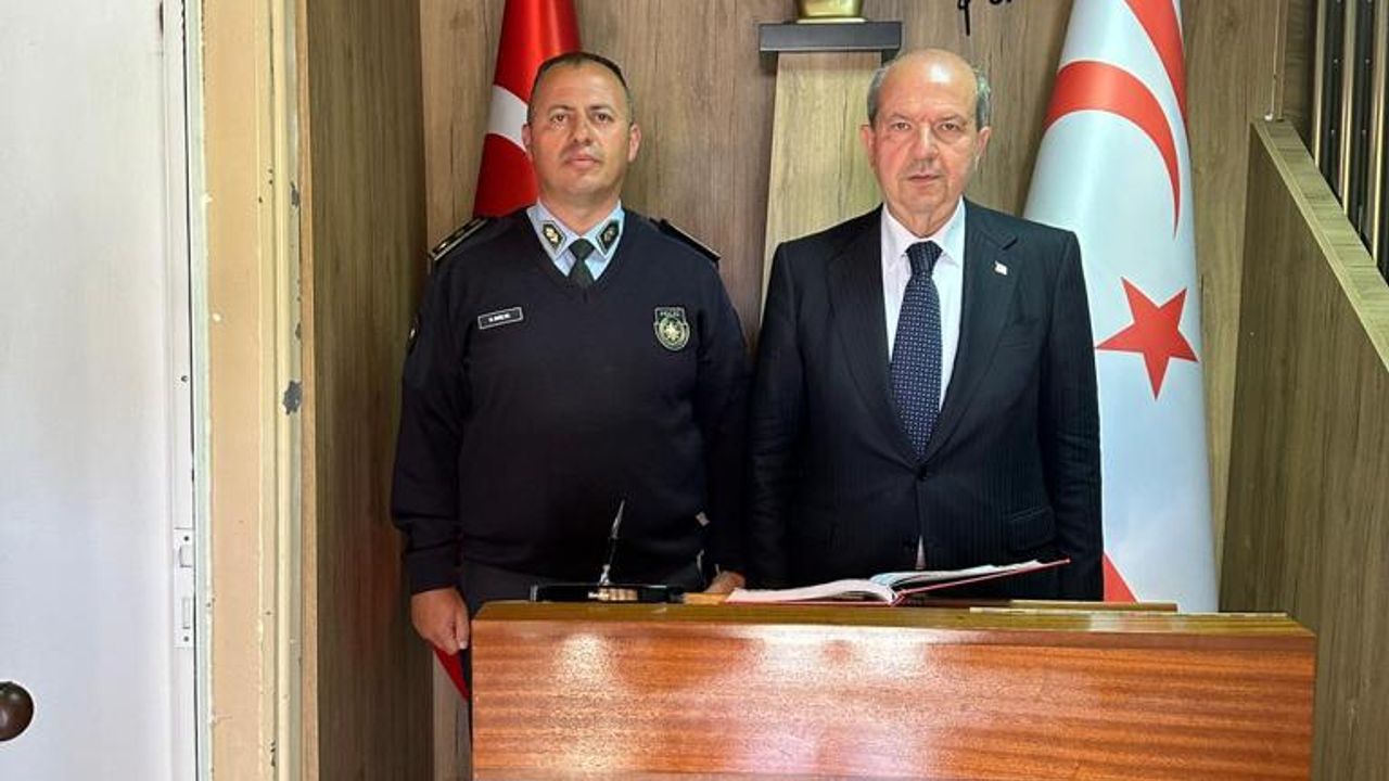 Cumhurbaşkanı Tatar, Güzelyurt Polis Müdürlüğü’nü Ziyaret Etti