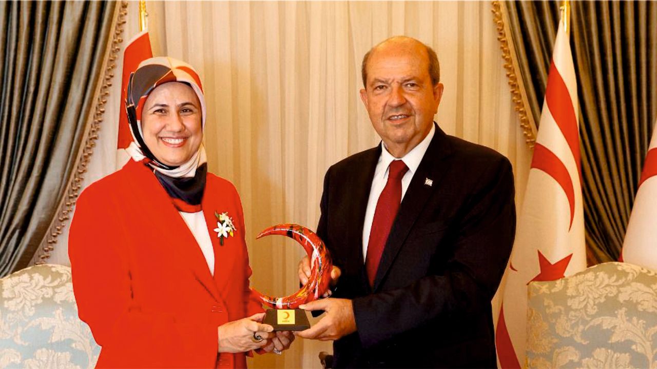 Tatar, Türk Kızılay Başkanı Yılmaz'ı kabulünde vurguladı: Her zaman yanımızda oldunuz