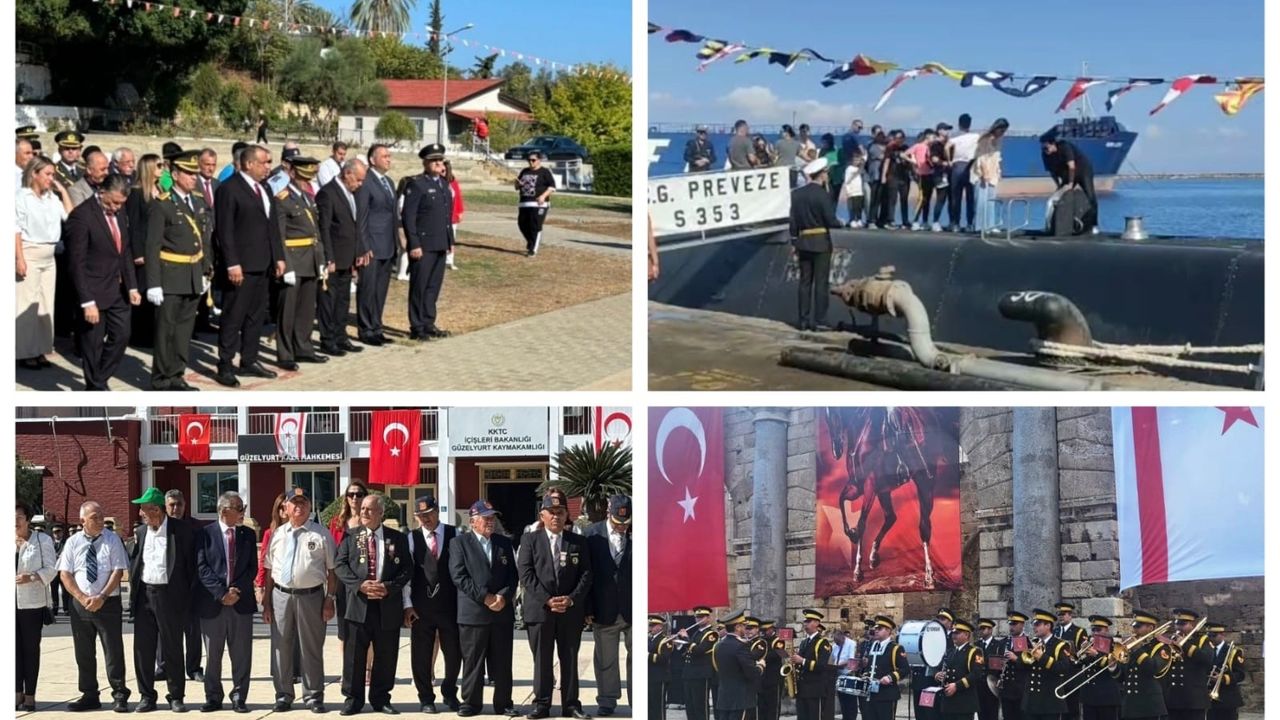 29 Ekim Cumhuriyet Bayramı törenlerle kutlanıyor