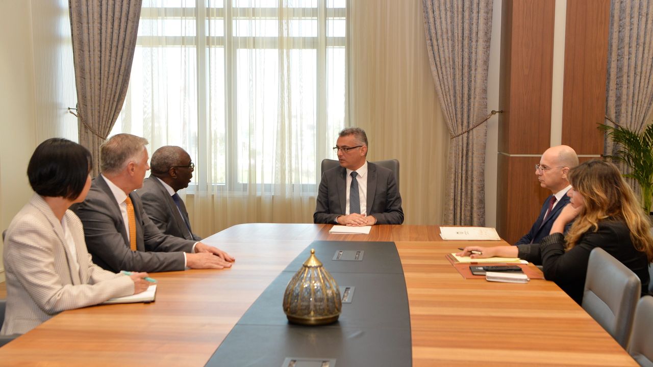 Cumhurbaşkanı Erhürman, yeni BM Kıbrıs Özel Temsilcisi Diagne’yi kabul etti