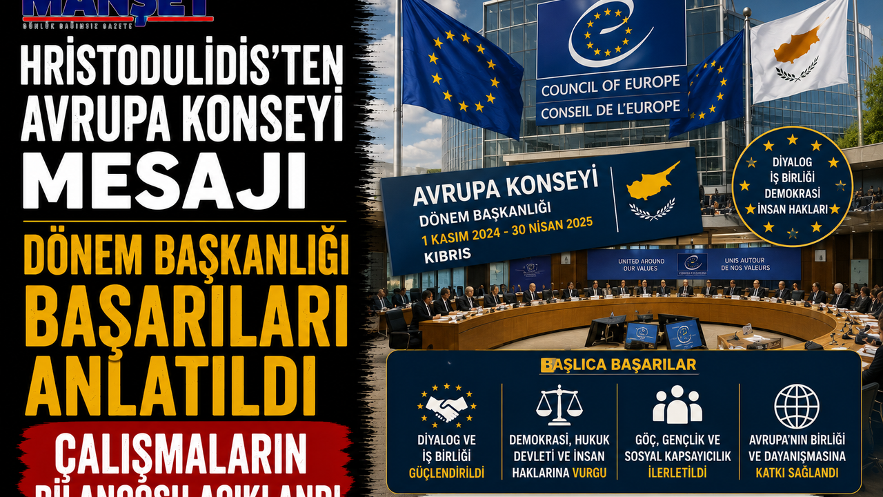 Hristodulidis Avrupa Konseyi Dönem Başkanlığı'nın “başarıları” hakkında bilgi verdi