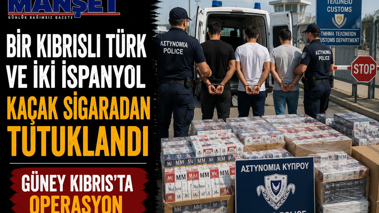 Bir Kıbrıslı Türk ve iki İspanyol “Kaçak” sigaradan tutuklandı