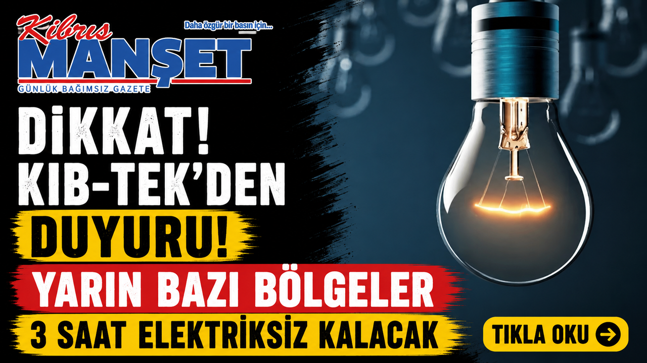 Yarın bazı bölgeler 3 saat elektriksiz kalacak