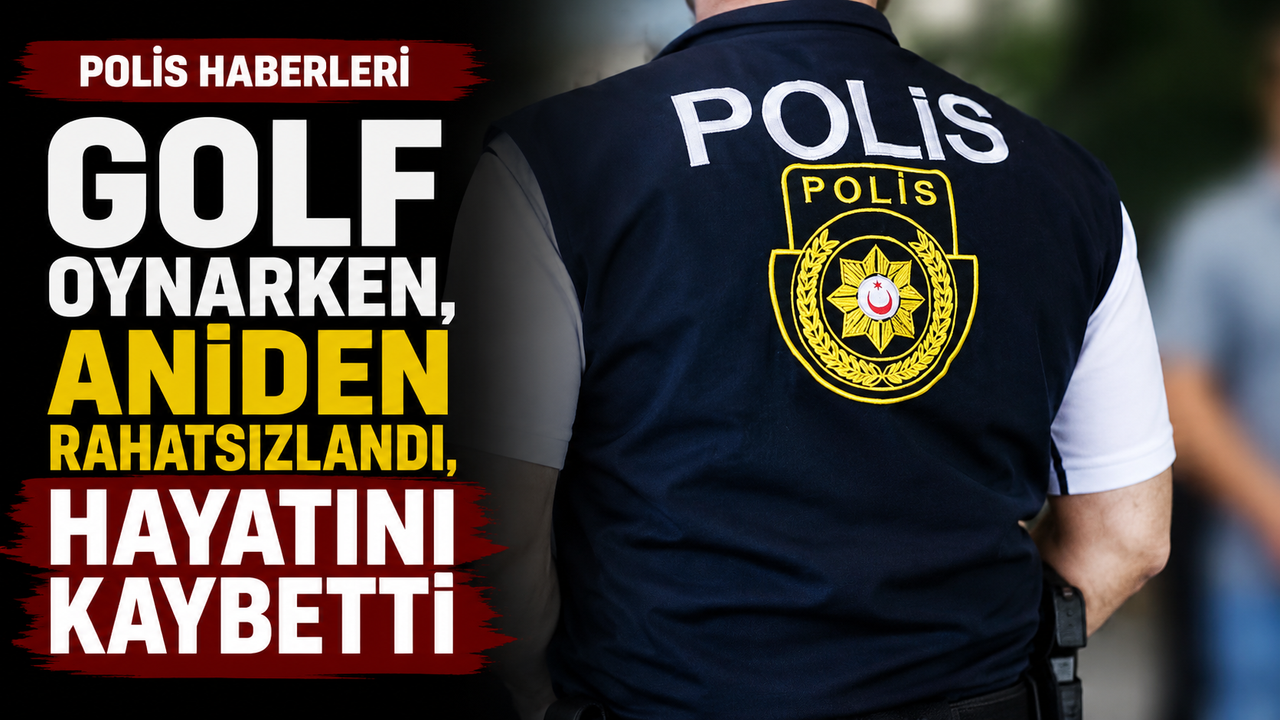 Polis haberleri… Golf oynarken, aniden rahatsızlandı, hayatını kaybetti