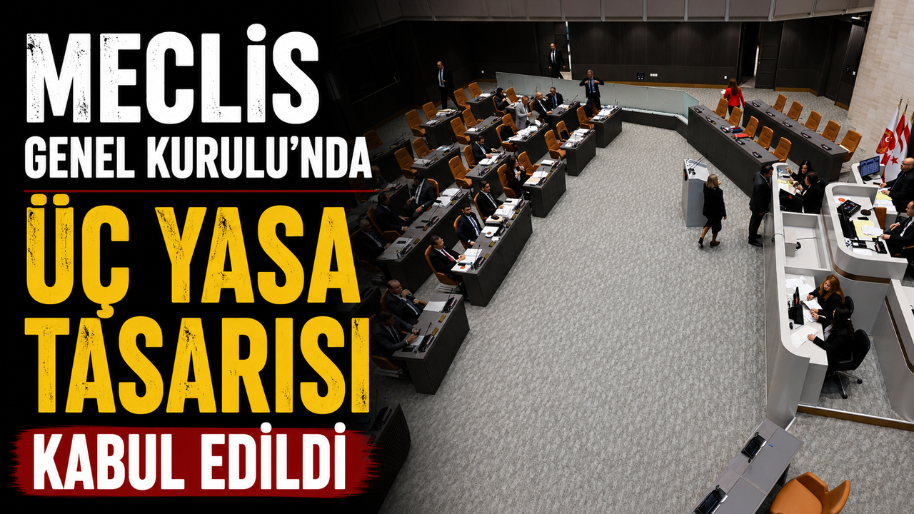 Meclis Genel Kurulu'nda üç yasa tasarısı kabul edildi