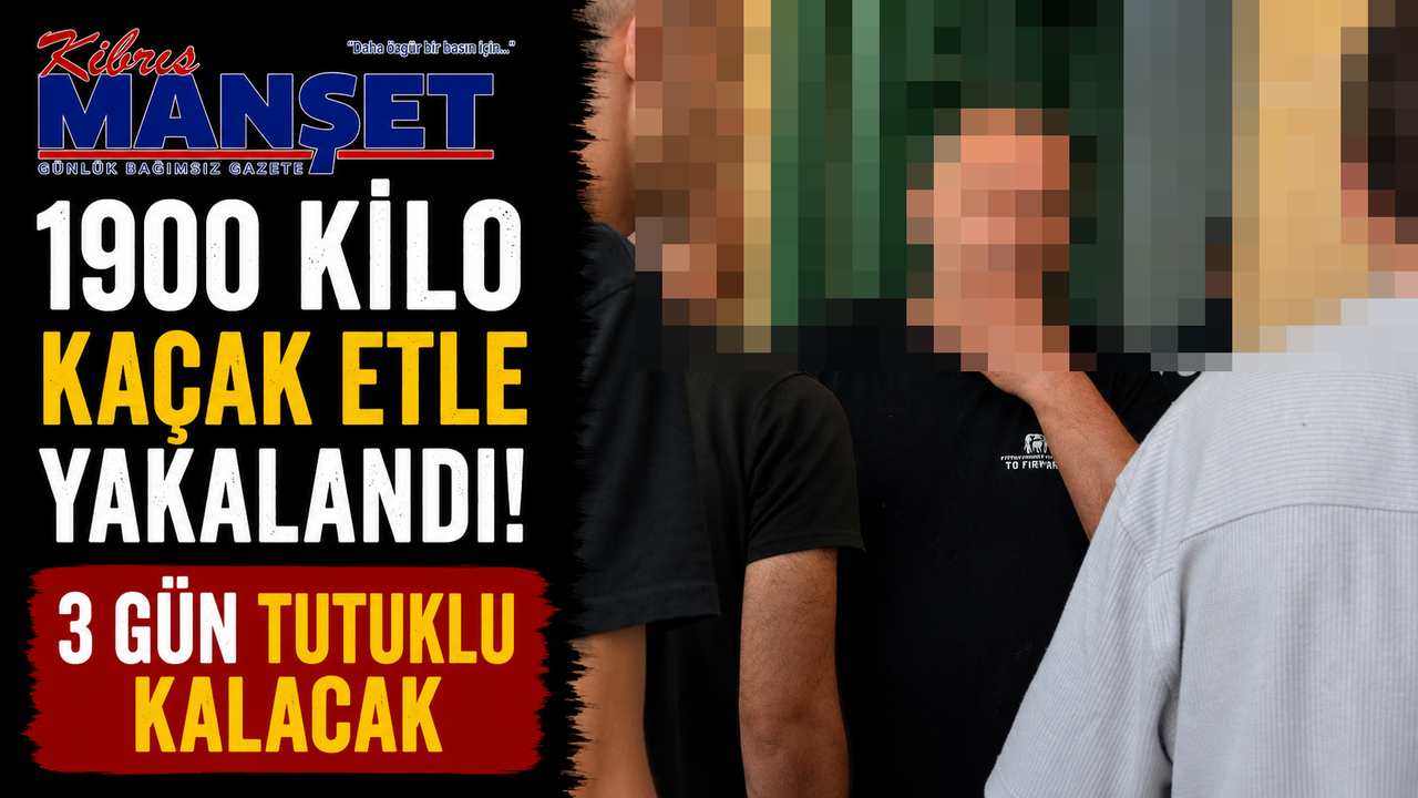 1900 Kilo Kaçak Etle Yakalandı