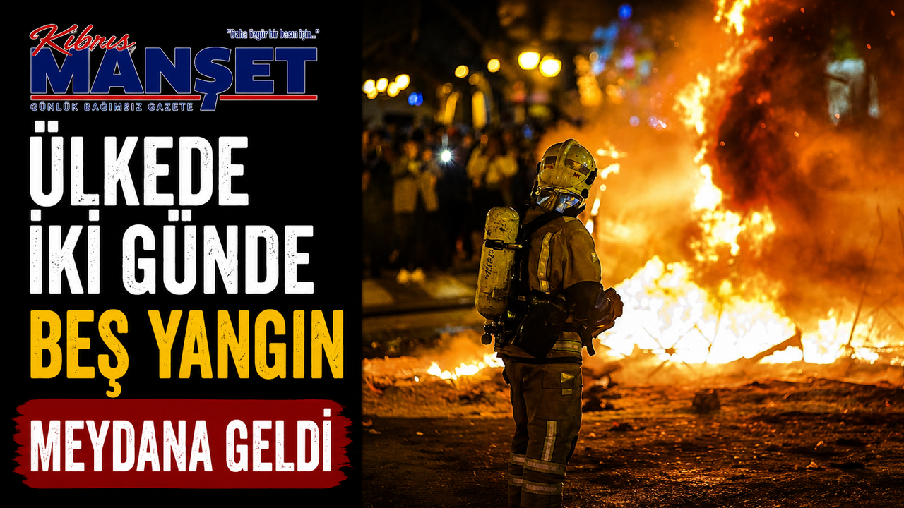 Ülkede iki günde beş yangın meydana geldi