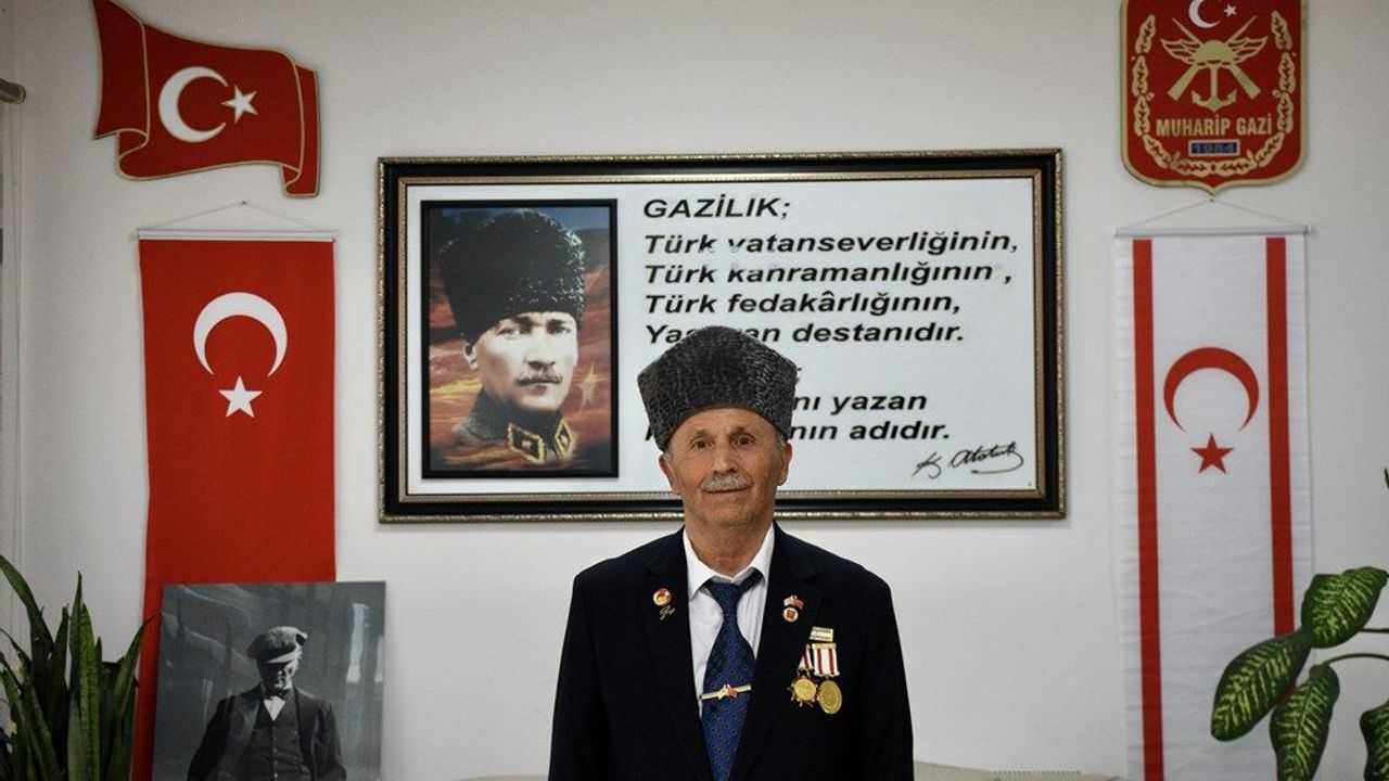 Gazi Muzaffer Gülbüz Kıbrıs'taki tarihi heyecanı unutamıyor