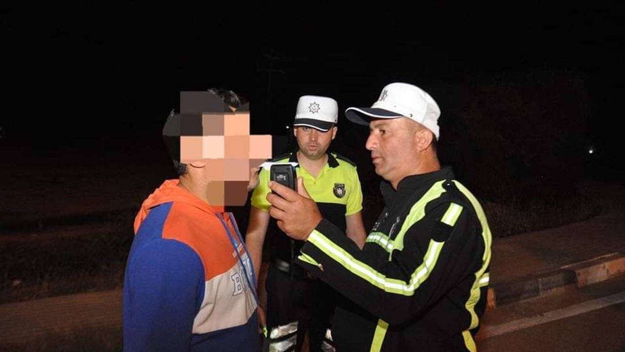 Trafik denetimlerinde 381 sürücü ceza aldı, 40 araç trafikten men edildi