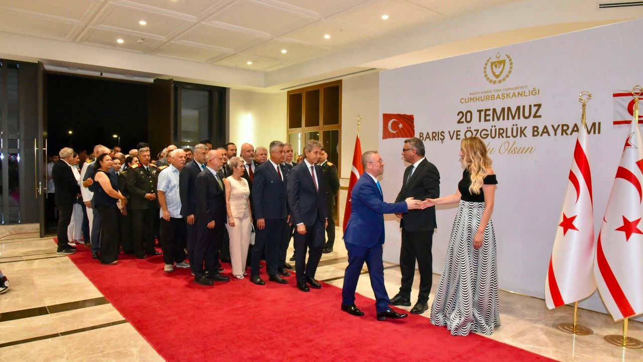 Cumhurbaşkanlığında Barış ve Özgürlük Bayramı resepsiyonu düzenlendi