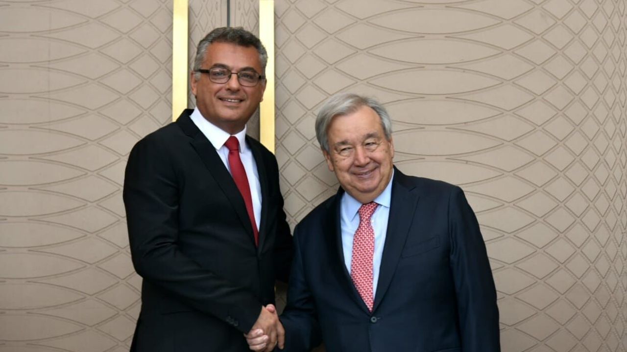 Erhürman-Guterres görüşmesi başladı