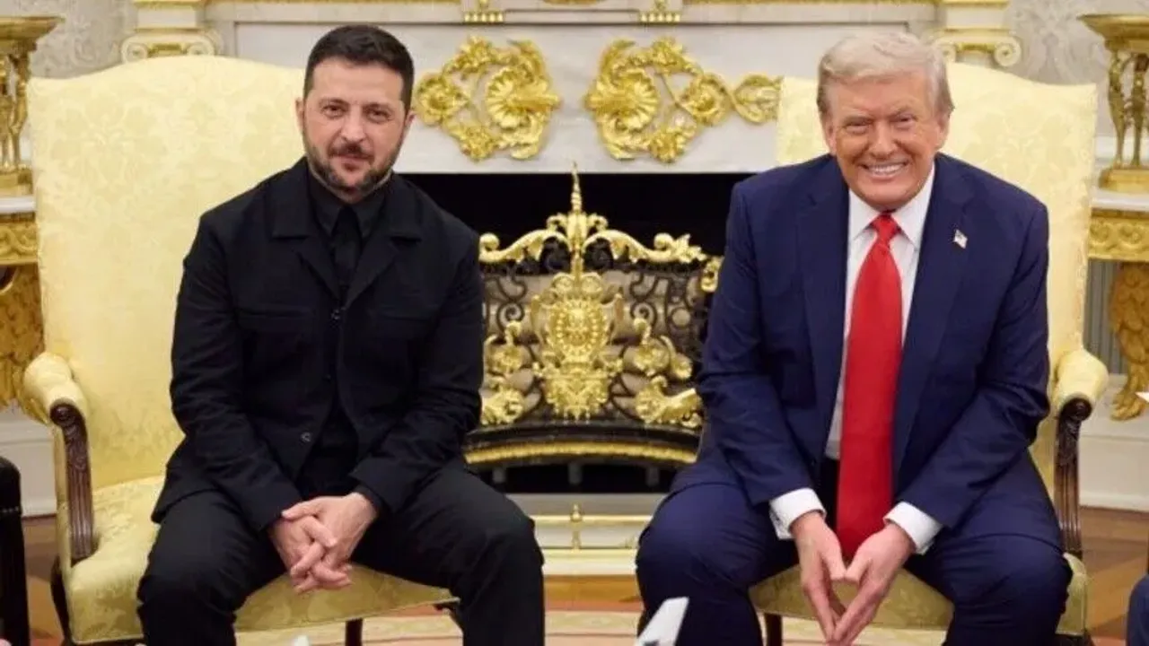 ABD Başkanı Trump, Ukrayna Devlet Başkanı Zelenskiy ile Beyaz Saray'da görüştü
