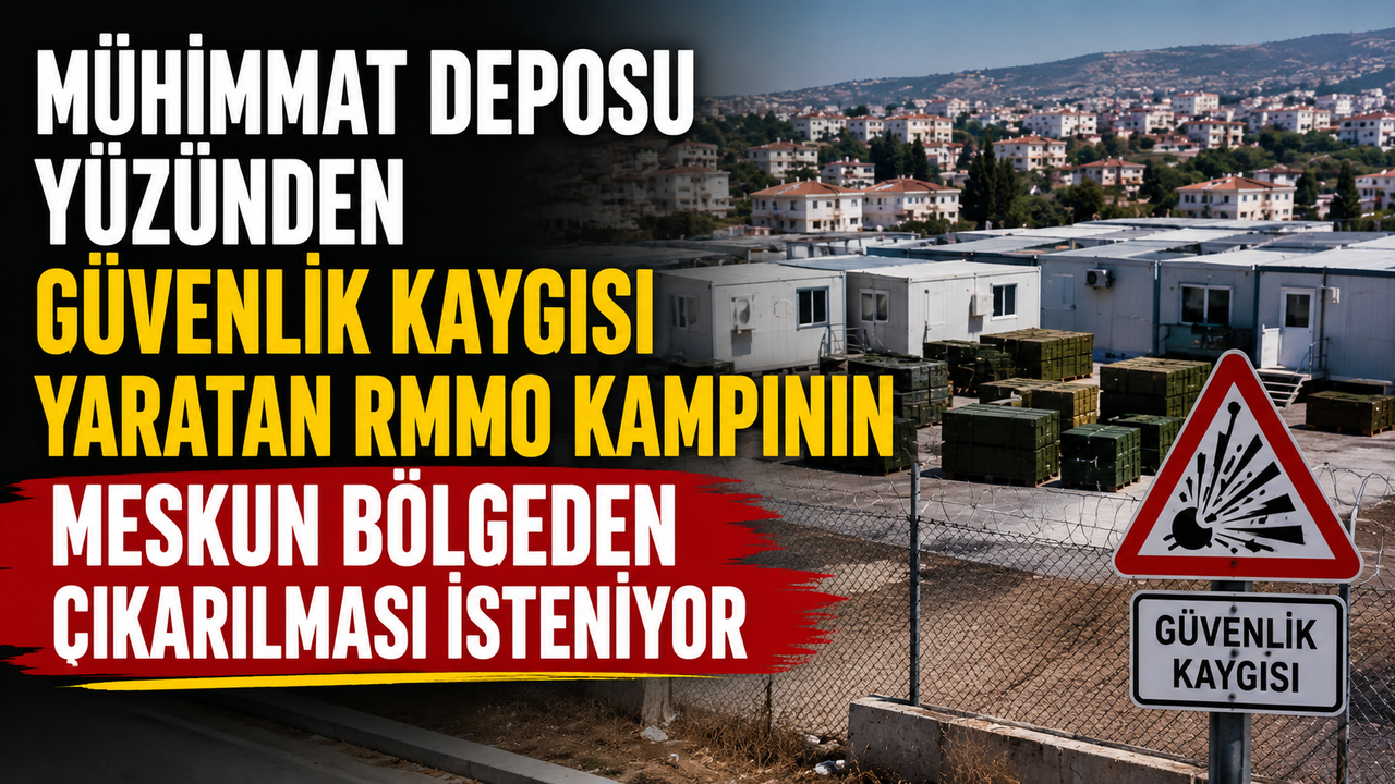 Mühimmat deposu yüzünden güvenlik kaygısı yaratan RMMO kampının meskun bölgeden çıkarılması isteniyor