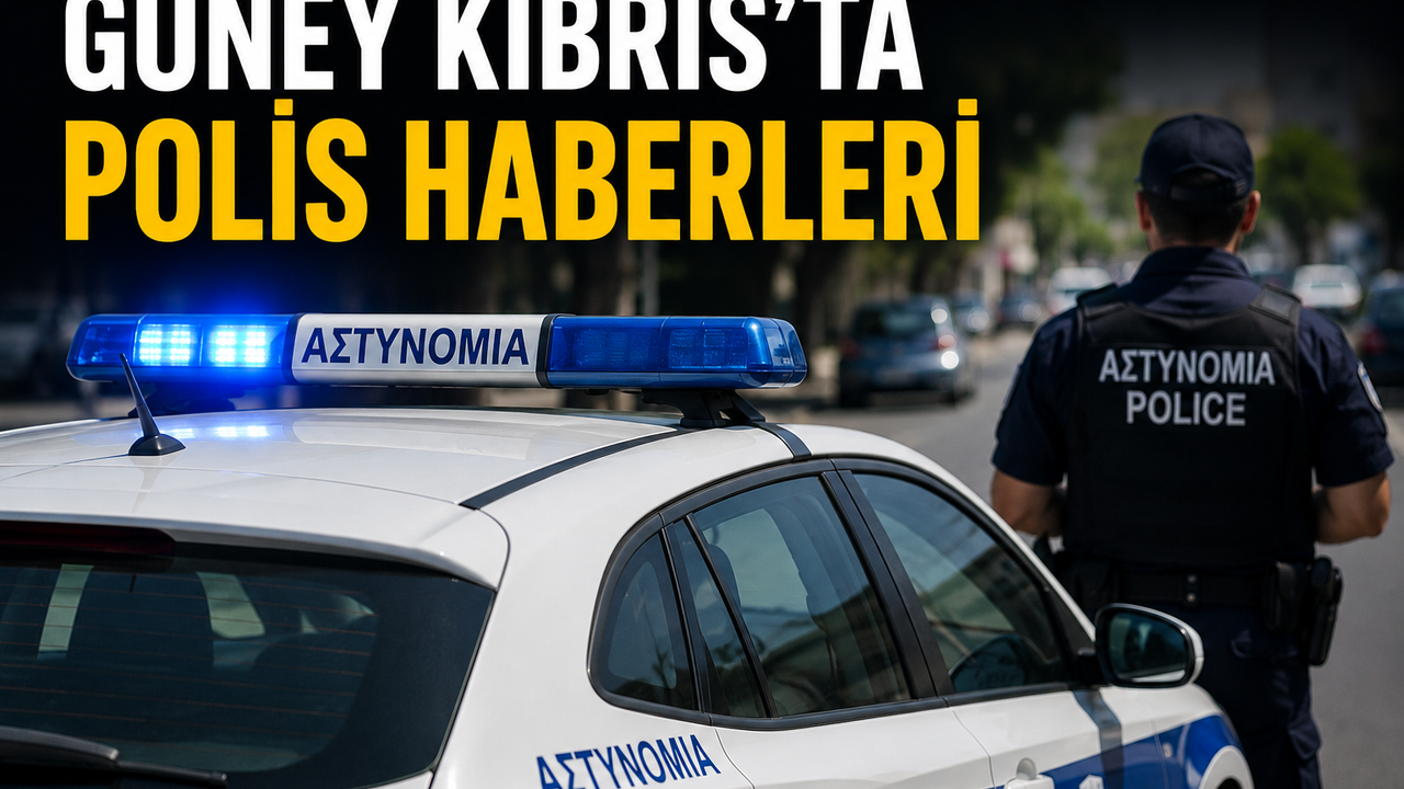 Güney Kıbrıs’ta polis haberleri...