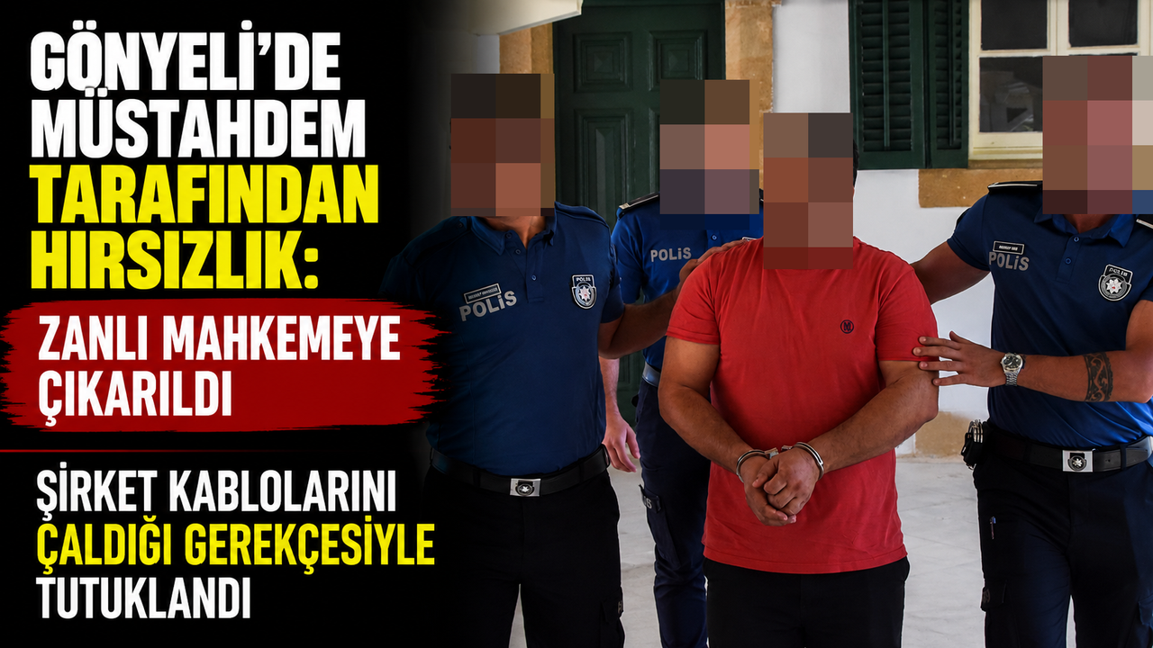 Gönyeli’de Müstahdem Tarafından Hırsızlık: Zanlı Mahkemeye Çıkarıldı