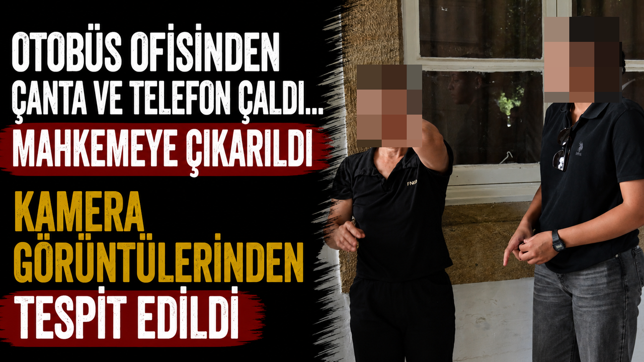 Otobüs Şirketindeki Hırsızlık Kameralara Yansıdı