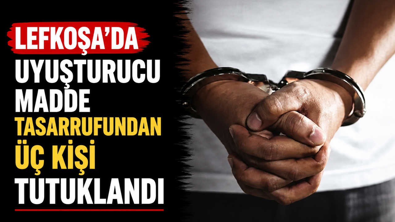 Lefkoşa’da uyuşturucu madde tasarrufundan üç kişi tutuklandı