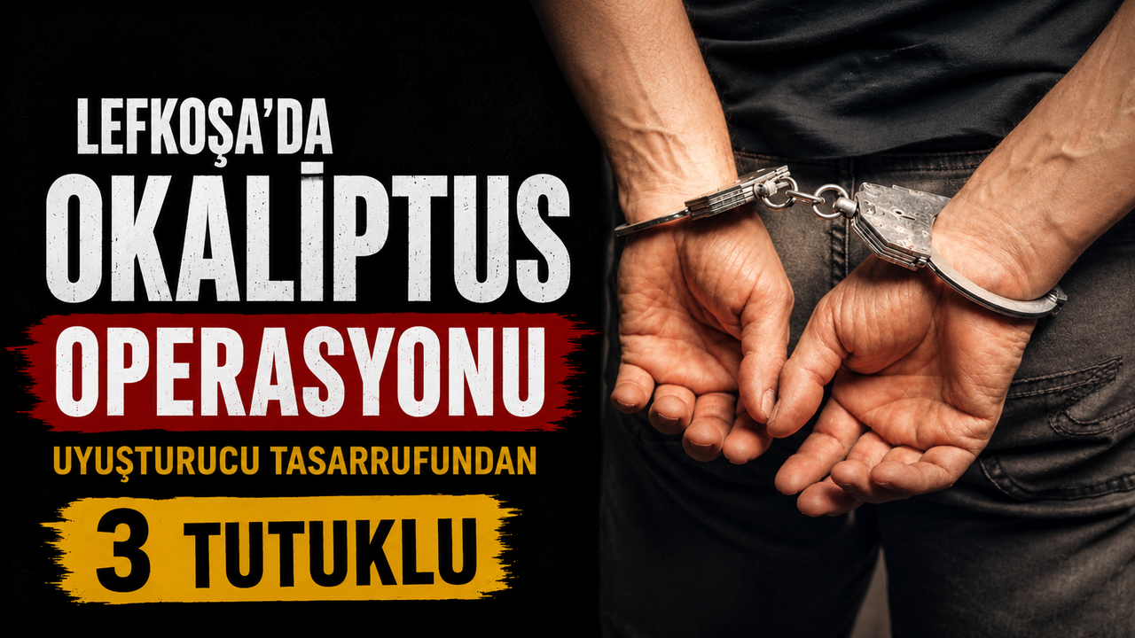 Lefkoşa’da Okaliptus Operasyonu… Uyuşturucu tasarrufundan 3 tutuklu