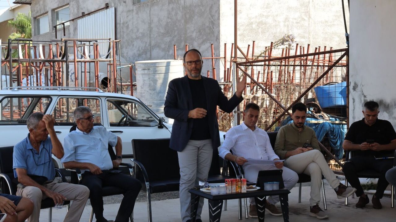 İskele Belediye Başkanı Sadıkoğlu, İskele Küçük Esnaf ve Sanayi Sitesini ziyaret etti