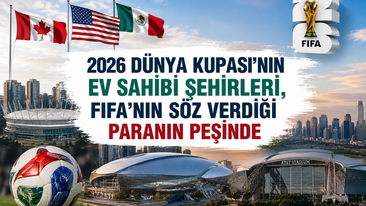 2026 Dünya Kupası'nın ev sahibi şehirleri, FIFA'nın söz verdiği paranın peşinde