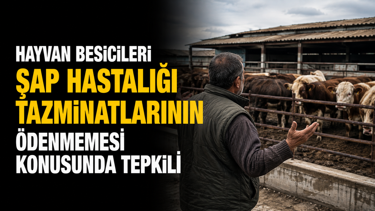 Hayvan besicileri şap hastalığı tazminatlarının ödenmemesi konusunda tepkili
