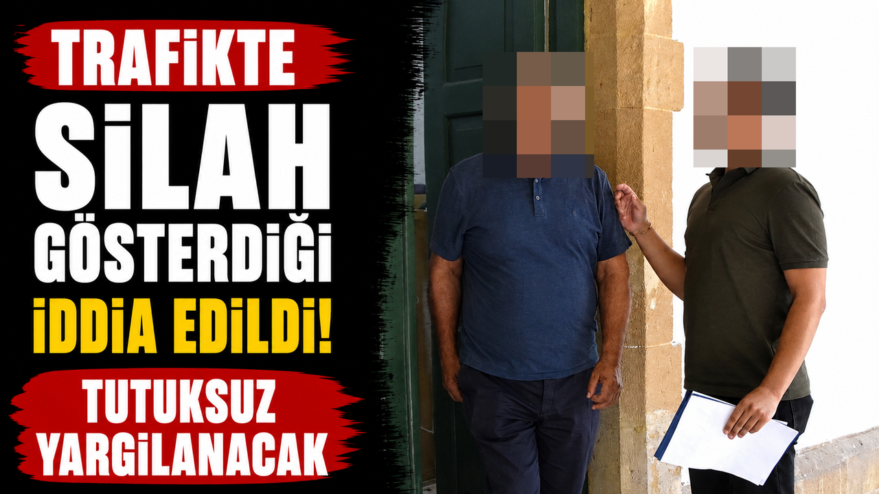 Trafikte Silah Gösterdiği İddia Edildi