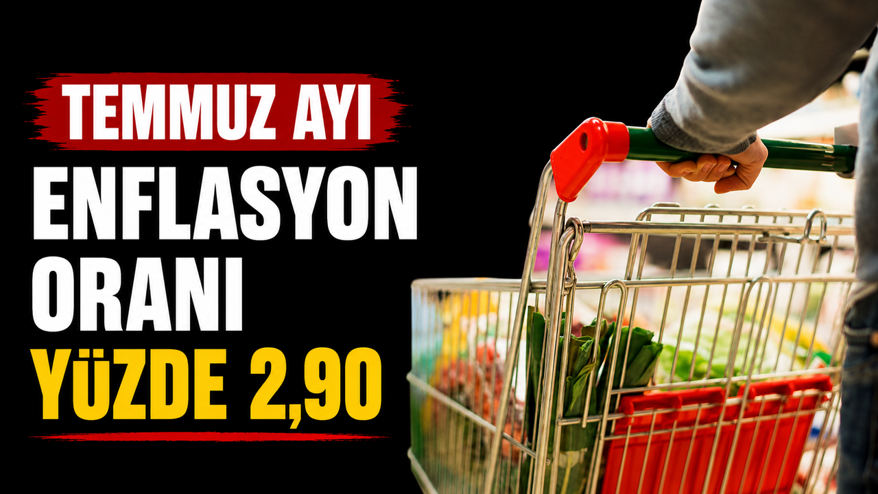 Temmuz ayı enflasyon oranı yüzde 2,90…