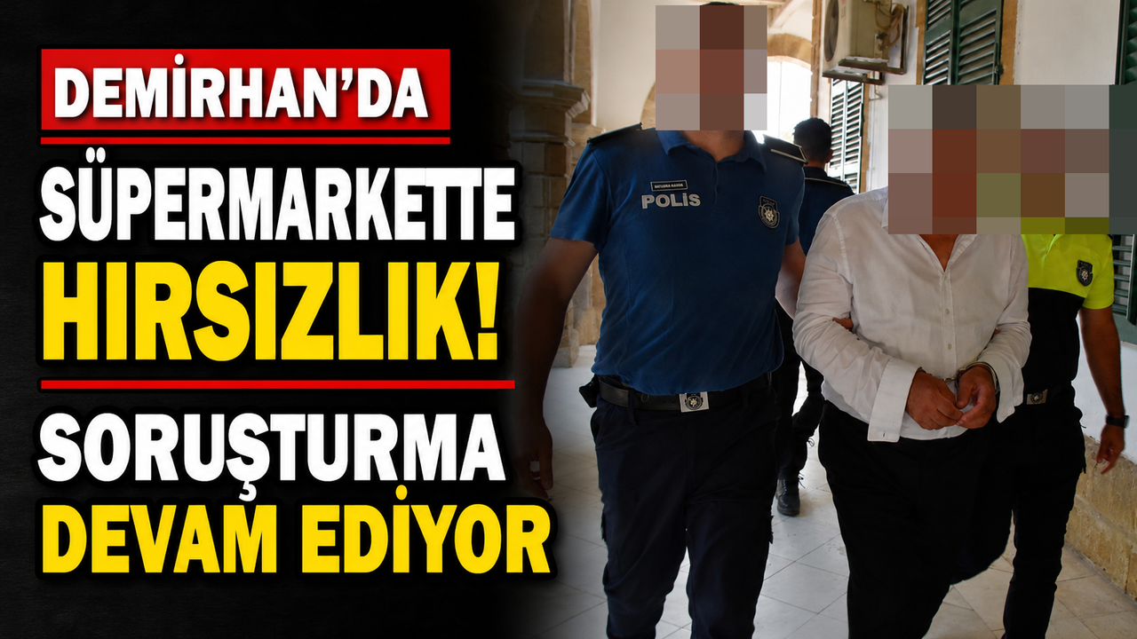 Demirhan'da süpermarkette hırsızlık! Soruşturma devam ediyor