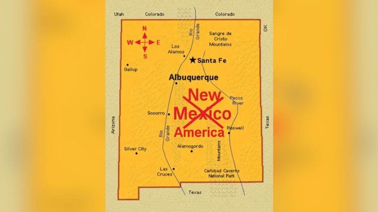 New Mexico Valisi'nden Trump'ın "New America" paylaşımına tepki: ”New Mexico'nun adı tartışmaya açık değil”