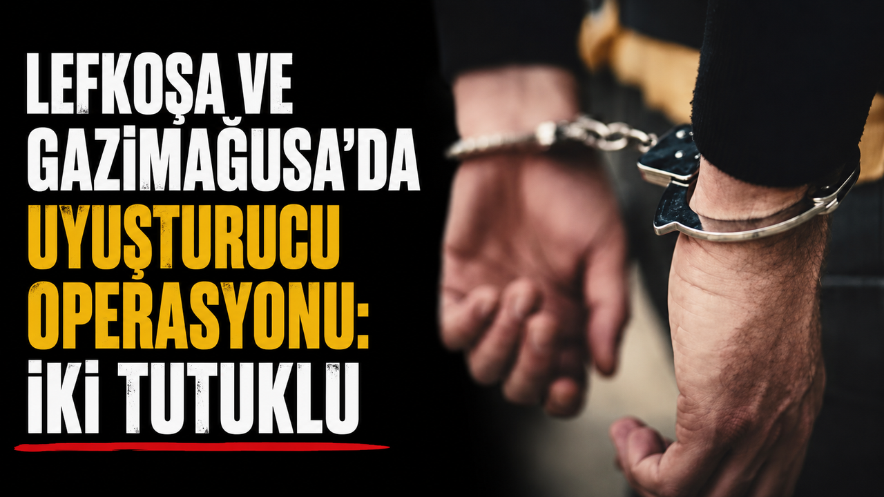 Lefkoşa ve Gazimağusa’da uyuşturucu operasyonu: İki tutuklu