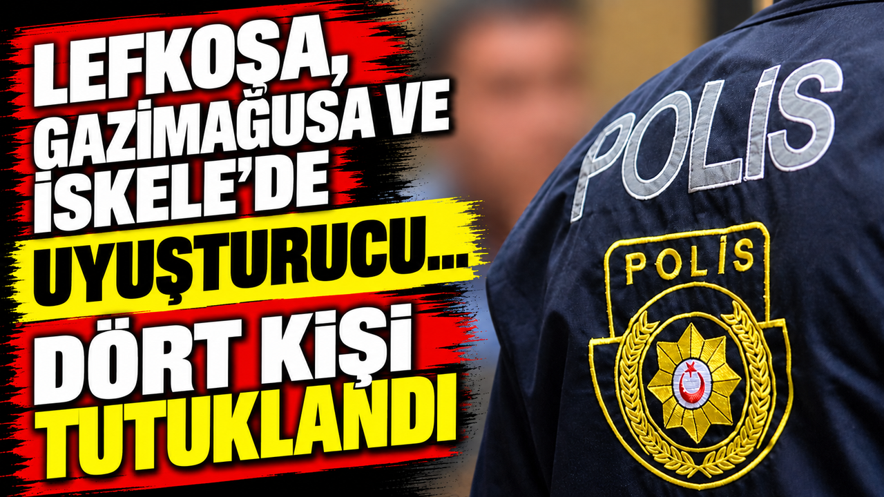 Lefkoşa, Gazimağusa ve İskele’de uyuşturucu…Dört kişi tutuklandı