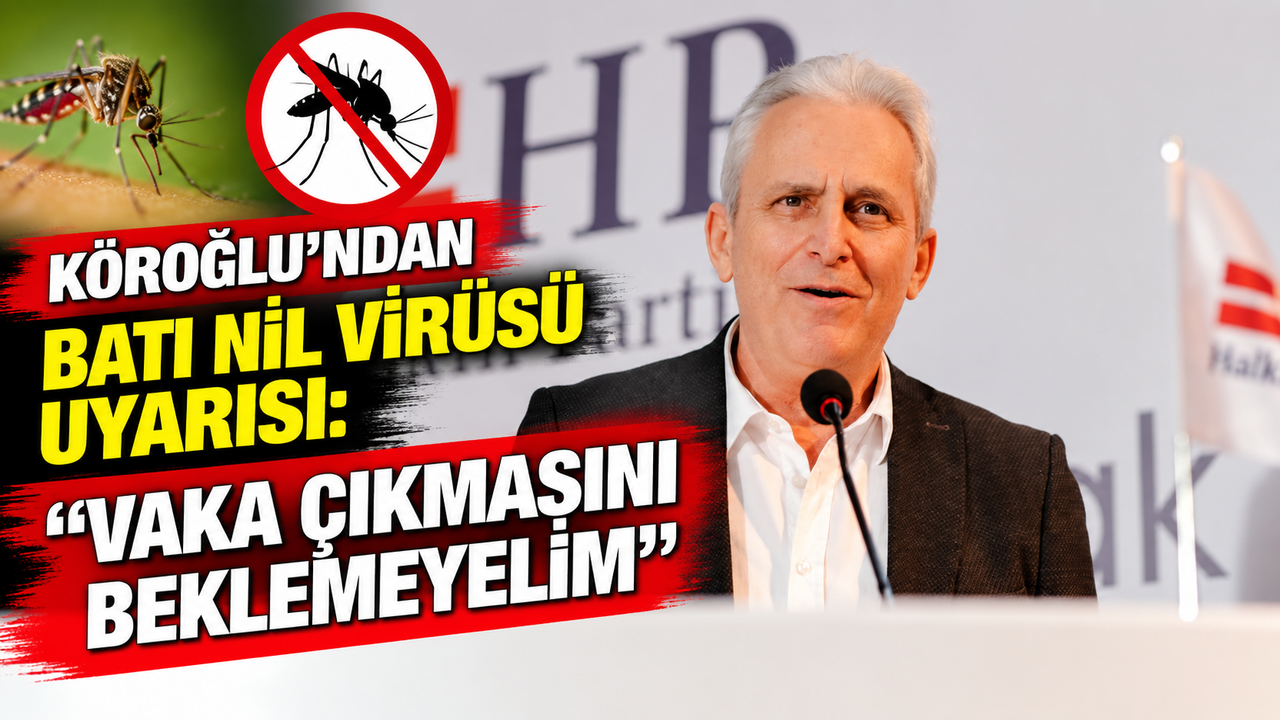 Köroğlu’ndan Batı Nil Virüsü uyarısı: “Vaka çıkmasını beklemeyelim”