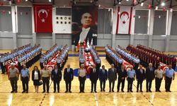 Polis okulu yemin ve mezuniyet töreni yapıldı, polis teşkilatına 148 personel dahil oldu