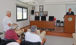 Cumhurbaşkanı Tatar, K.T. Emekliler Derneği’nde güncel Kıbrıs politikası hakkına bilgi verdi